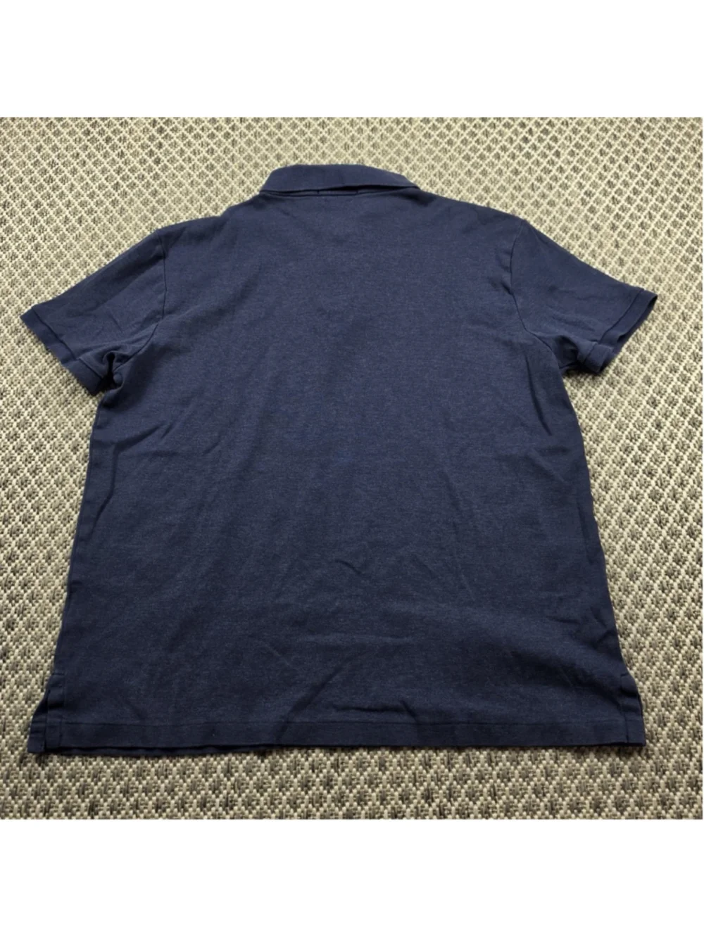 Polo Ralph Lauren Custom Slim Fit Polo Shirt Mens Large Blue Pony Logo